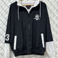 Jordan Brand Jumpman Nike Air Full Zip Black White Jacket Size Large