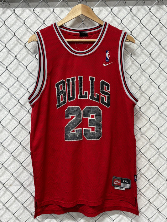 Vintage Nike Faded Chicago Bulls Jordan Jersey Size XXL