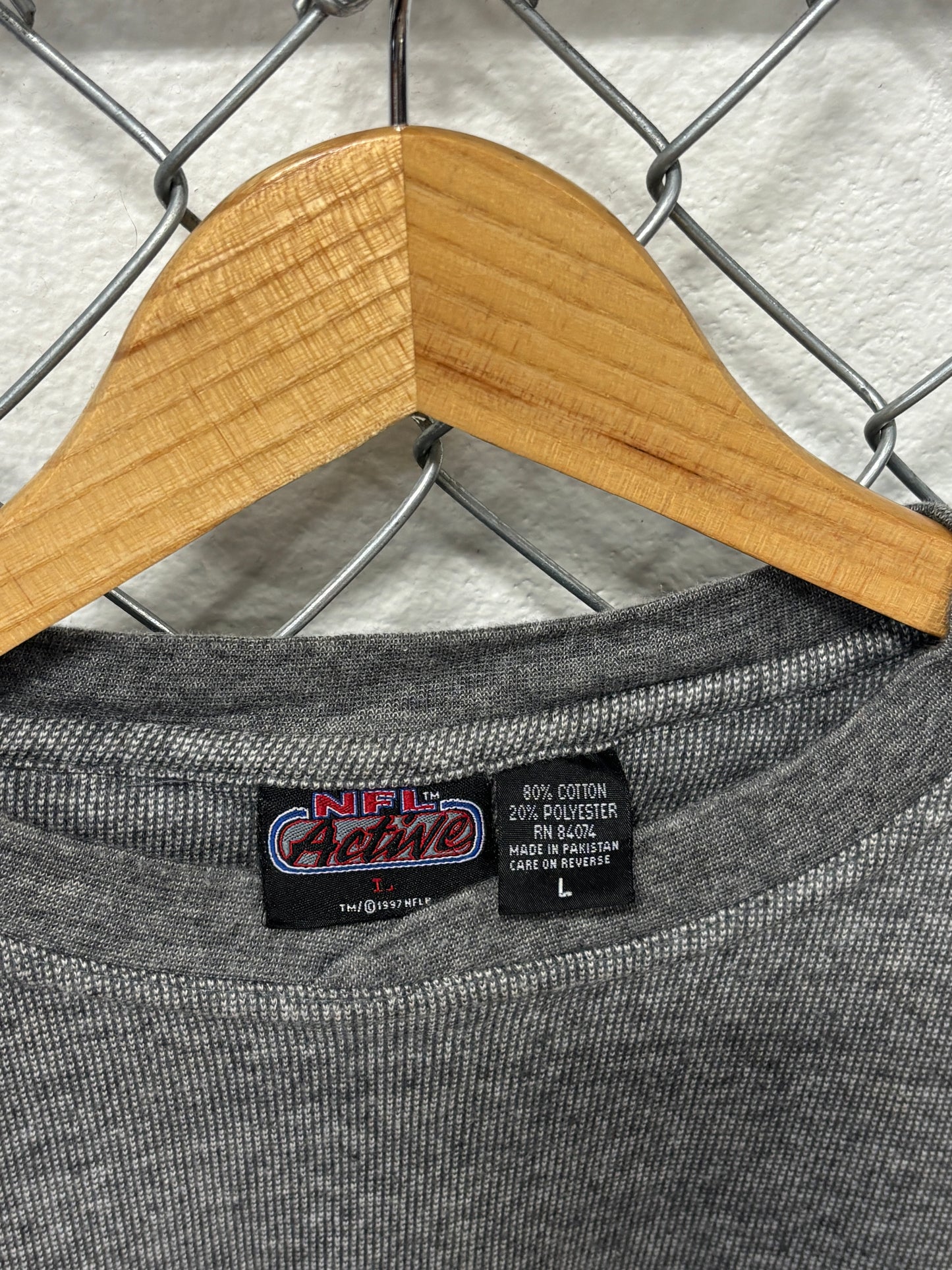 Vintage Green Bay Packers Grey NFL Logo Sweater Size Large