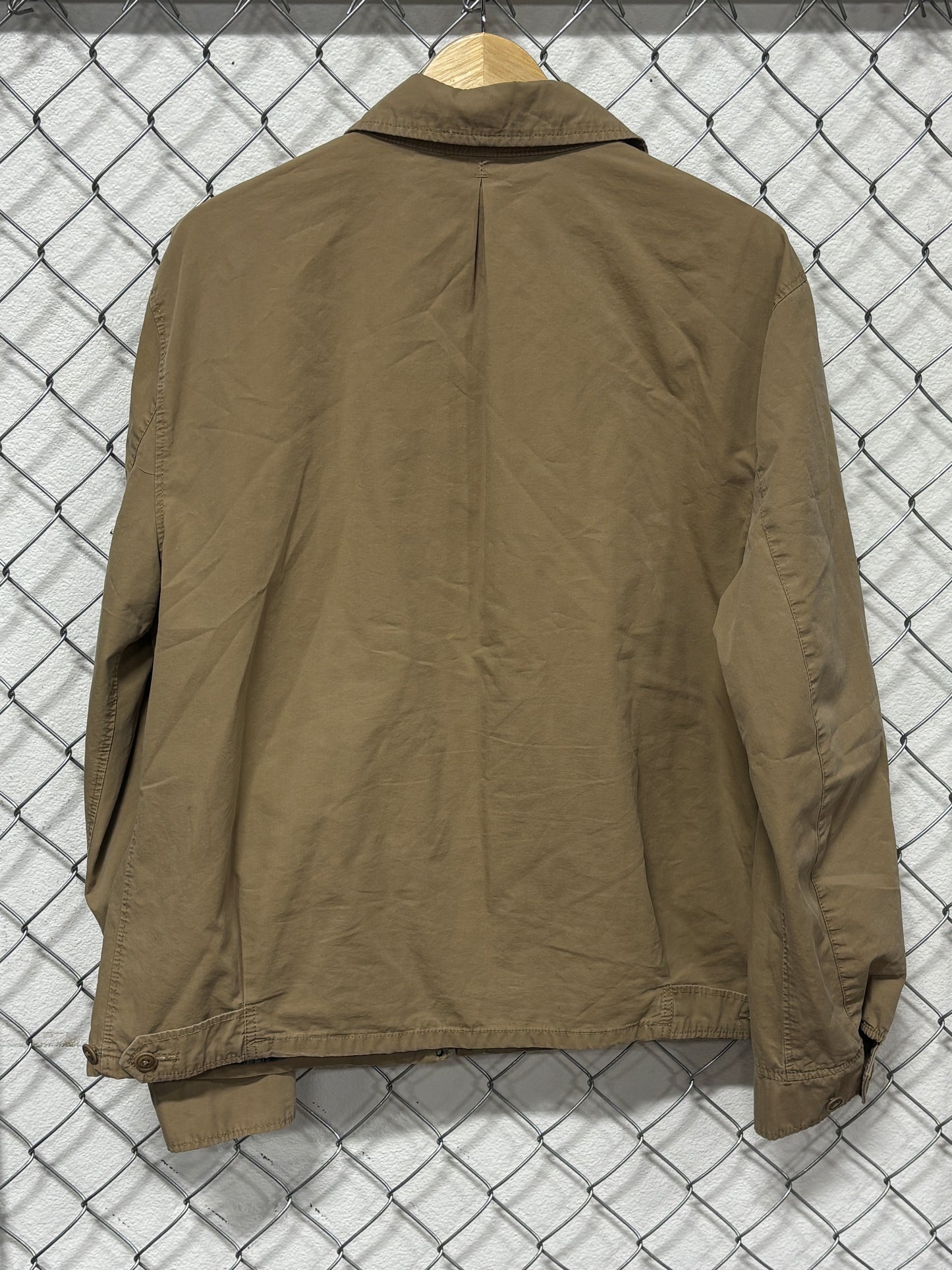 Polo Ralph Lauren Brown Harrington Zip Up Jacket Size Large