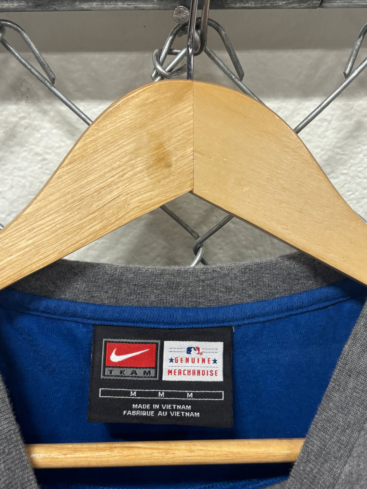 Vintage Y2K Nike Chicago Cubs Center Swoosh Baseball Tee Size Medium