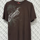 Y2K Element Skate Company Brown Graphic Tee Size Large