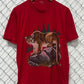 Vintage 80's Mountain Lion Nature Graphic Tee Size Large