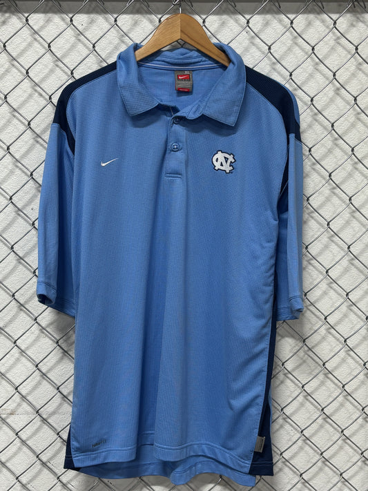Vintage Nike University of North Carolina Logo Polo Shirt Size XL
