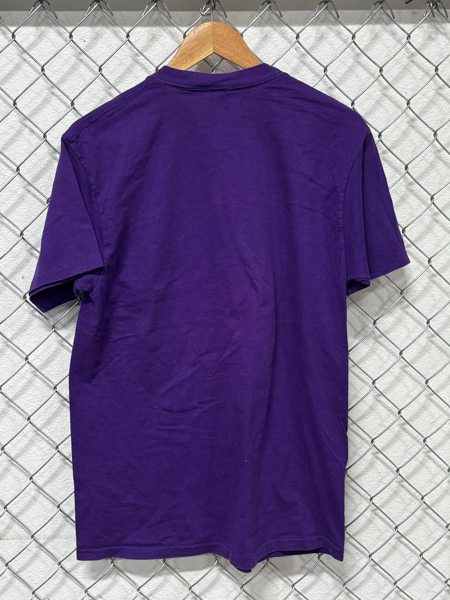 Vintage Logo 7 1992 Minnesota Vikings NFL Logo Graphic Tee Size Large
