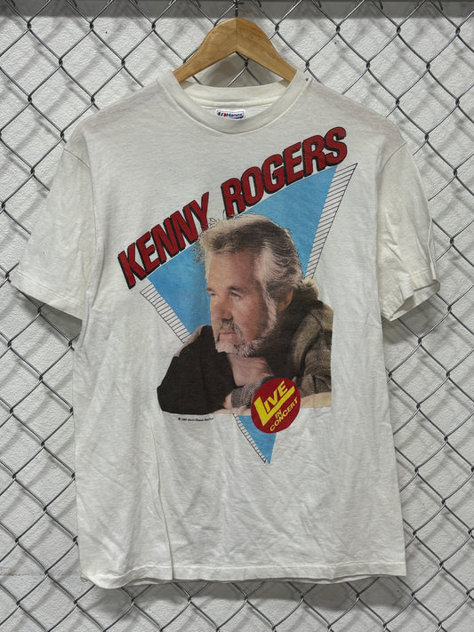 Vintage 1986 Kenny Rodgers Country Music Band Tour Tee Size Large