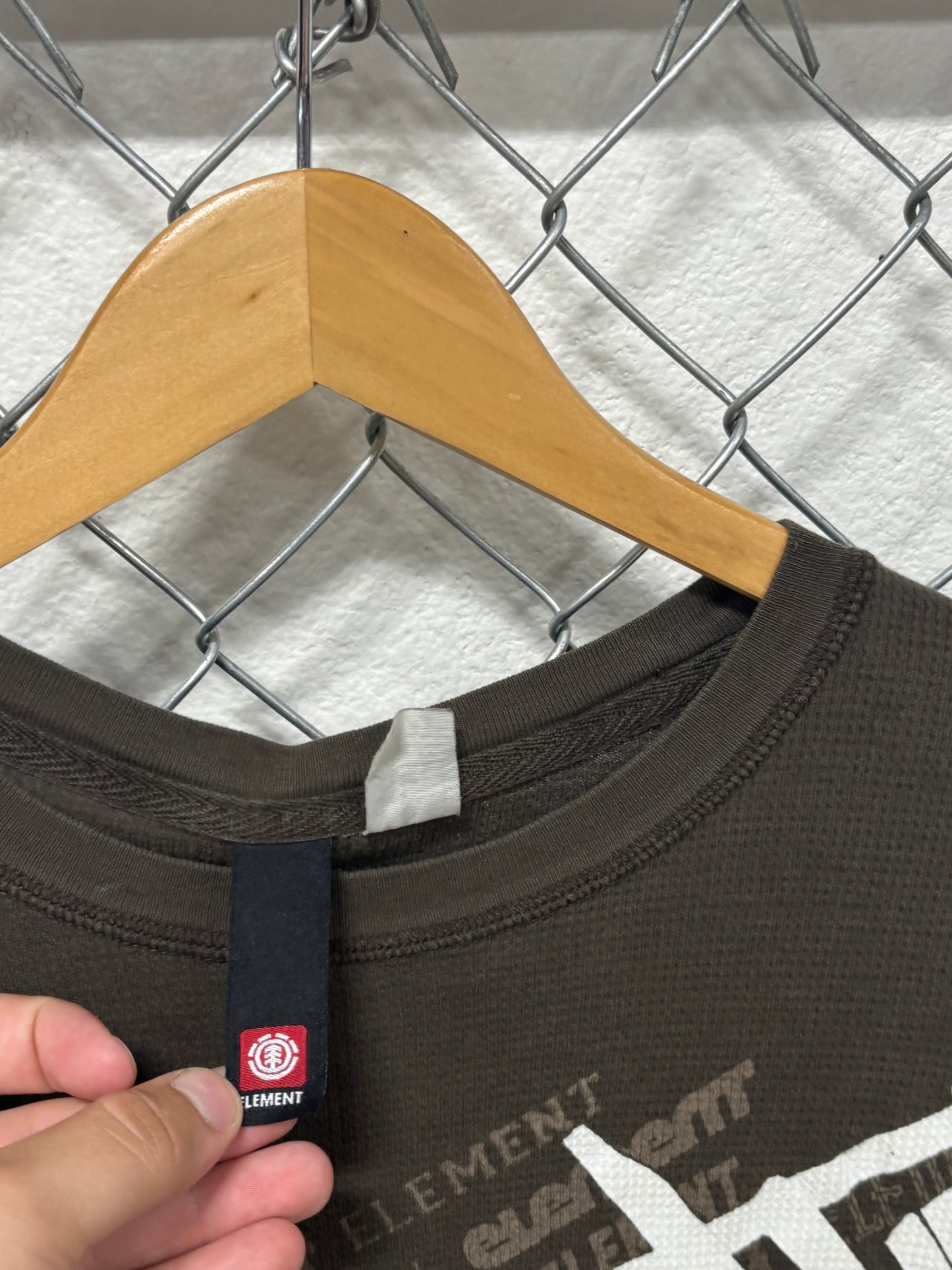 Y2K Element Skate Company Thermal Long Sleeve Shirt Size Large
