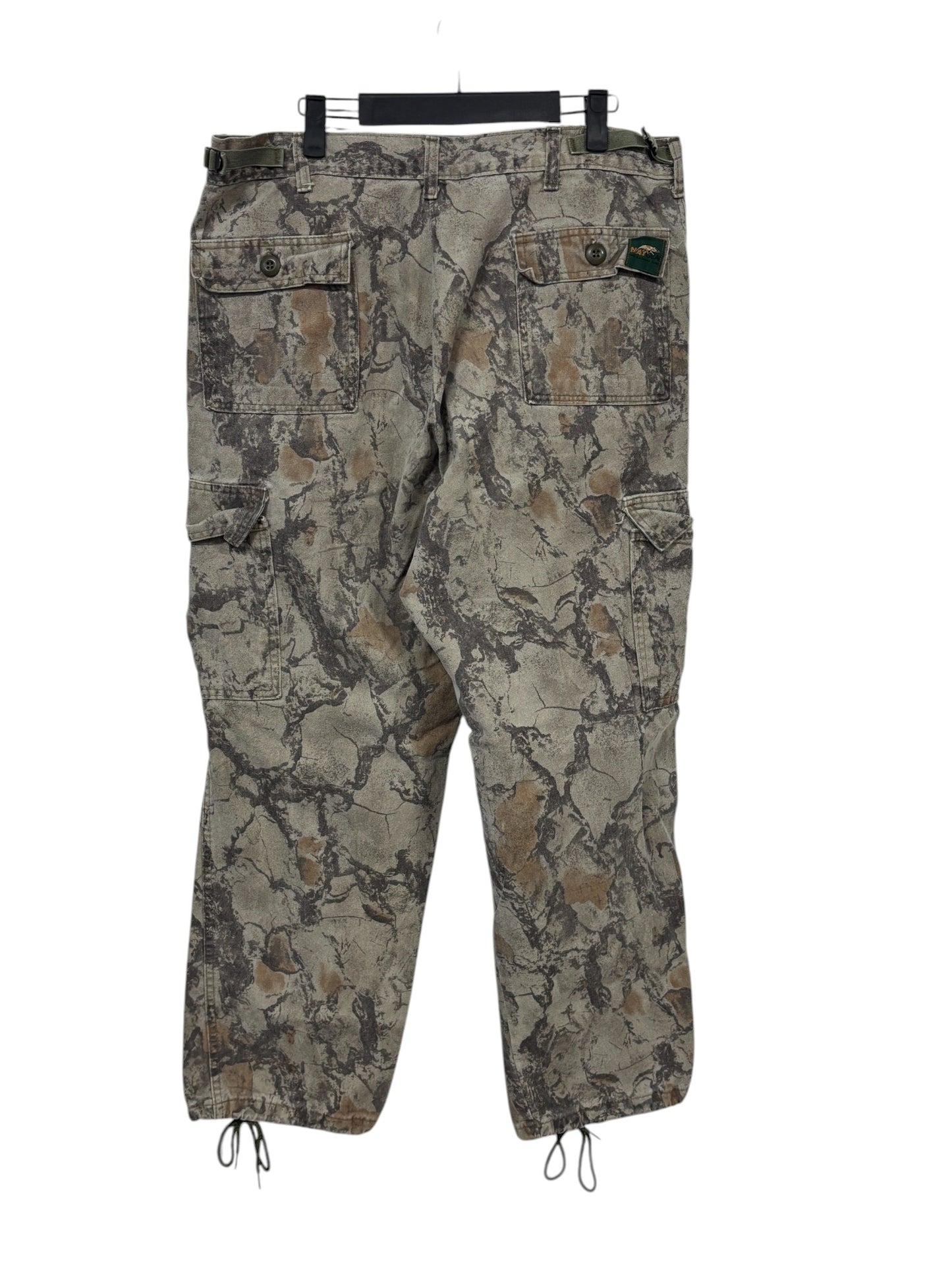 Vintage Woodland Hunting Camo Cargo Pants Size 35x29