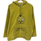 Vintage Y2K Tweety Bird Yellow Fleece Hoodie Size Large