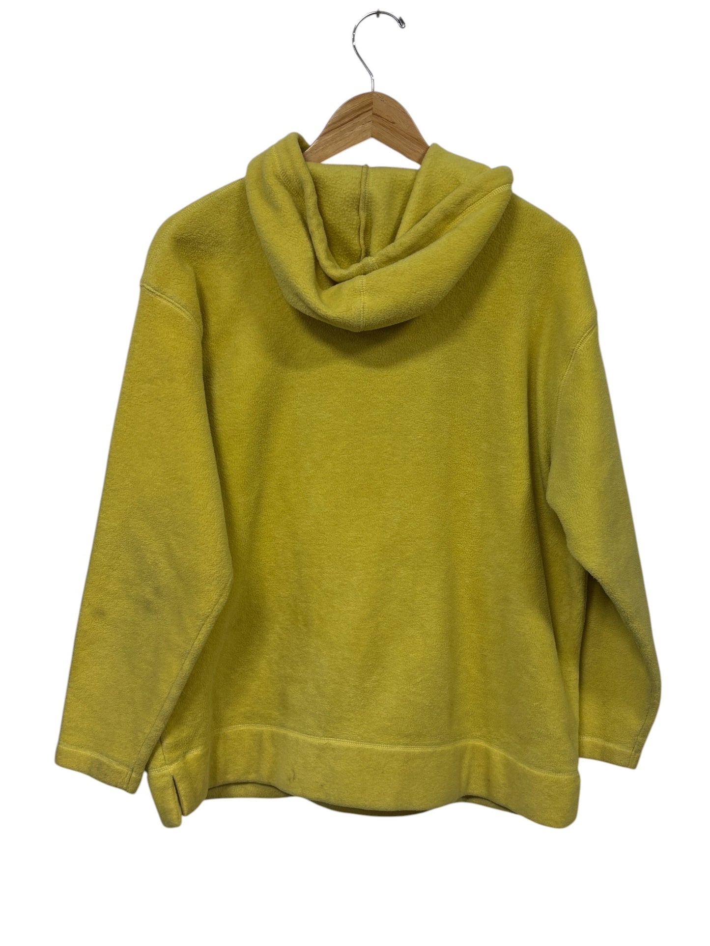Vintage Y2K Tweety Bird Yellow Fleece Hoodie Size Large