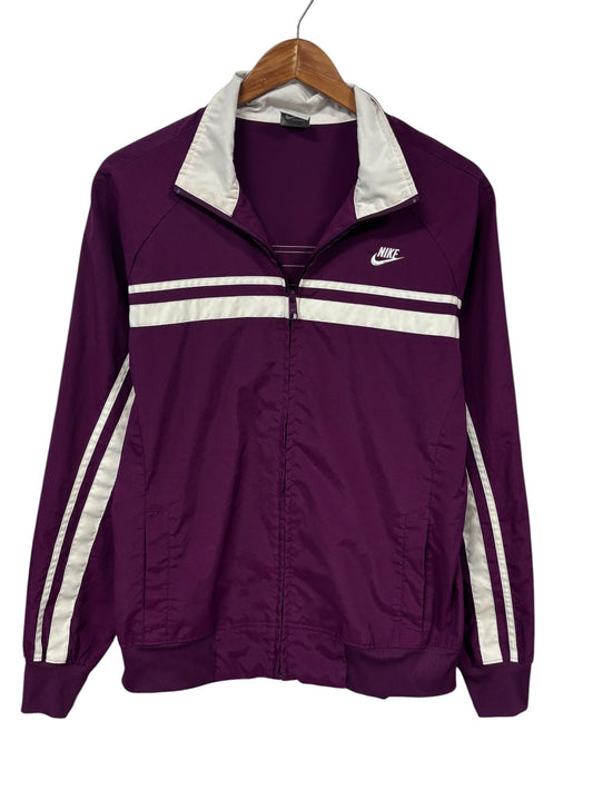 Nike Women's Purple Zip Up Track Jacket Size XL