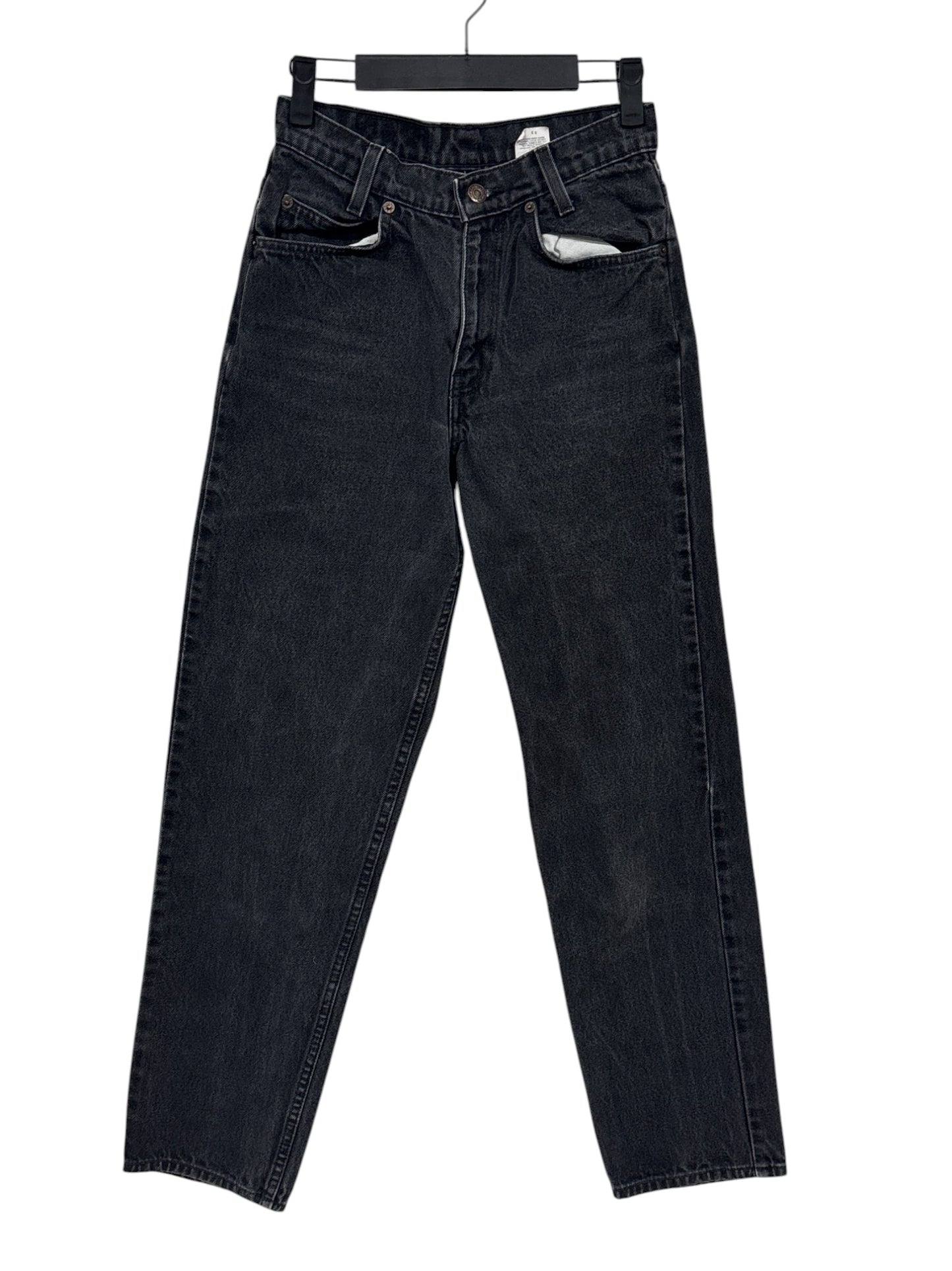 Vintage Levi's 550 Relaxed Fit Student Black Jeans Size 25x29