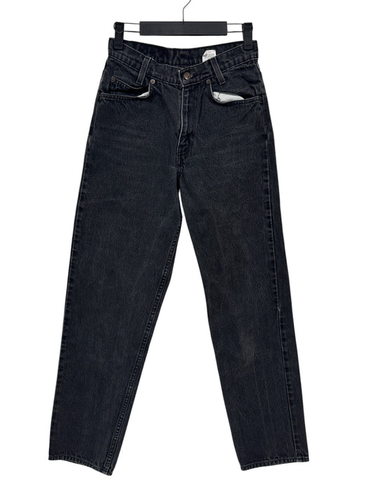Vintage Levi's 550 Relaxed Fit Student Black Jeans Size 25x29