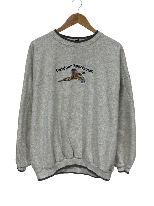 Vintage 90's Outdoor Sportsman Embroidered Nature Sweater Size XL