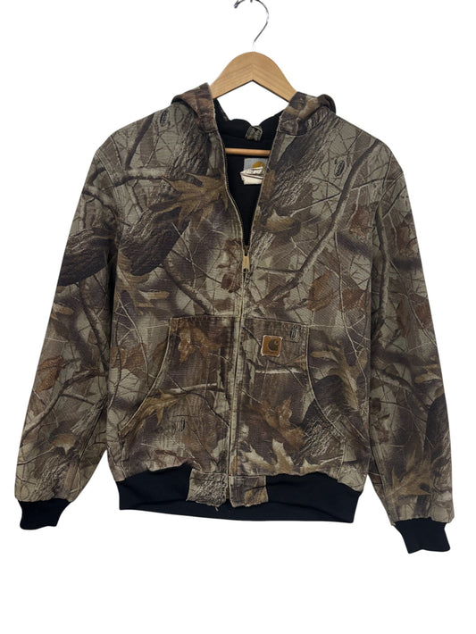 Vintage Carhartt Realtree Camo J144 Zip Up Jacket Size XL (Youth)