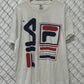 Vintage 90's FILA Classic Logo Big Print Graphic Tee Size XL