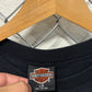 Vintage 90's Harley Davidson Belgrade Montana Biker Cutoff Tee Size Large