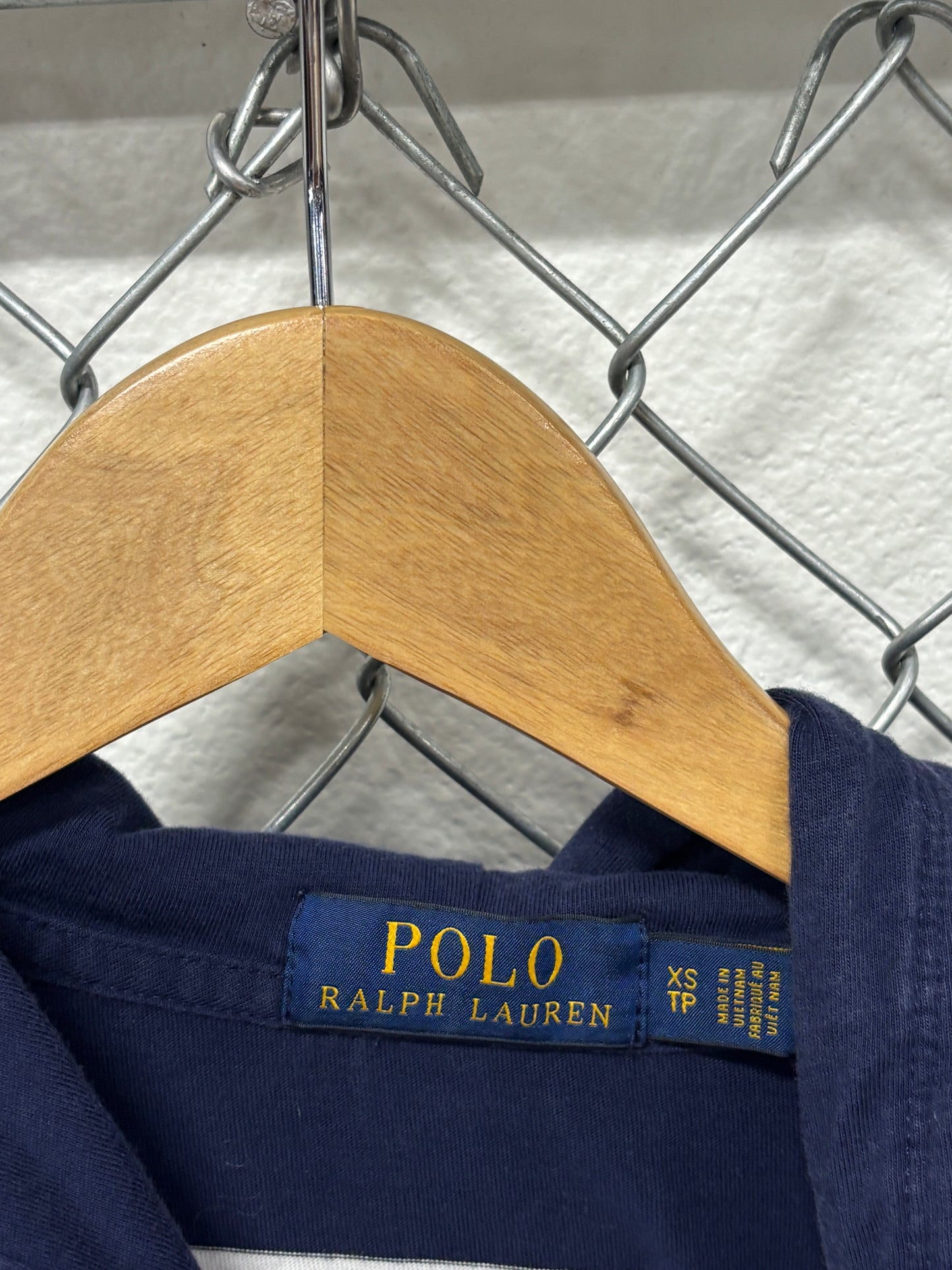 Polo Ralph Lauren Shield Swiss Logo Striped Hoodie Size XS
