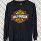 Vintage 90's Harley Davidson Flame Sleeves Sturgis Anniversary Shirt Size Medium
