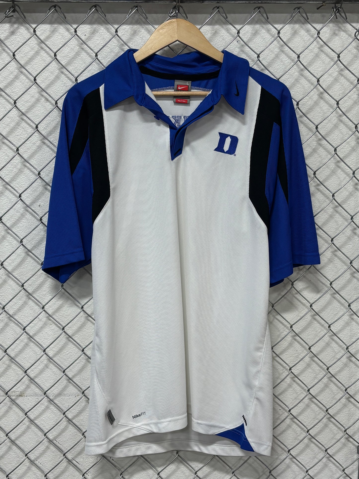 Nike Dri Fit Duke University Polo Shirt Size Large