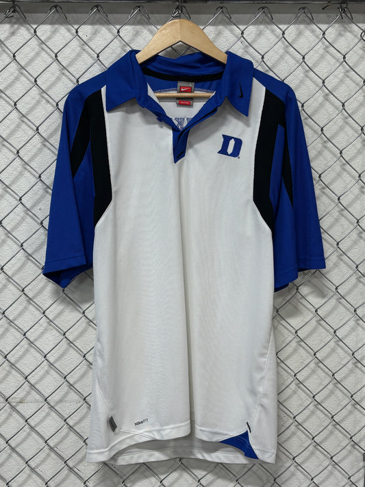 Nike Dri Fit Duke University Polo Shirt Size Large