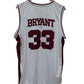 Kobe Bryant Lower Merion #33 White Red Jersey Size XL