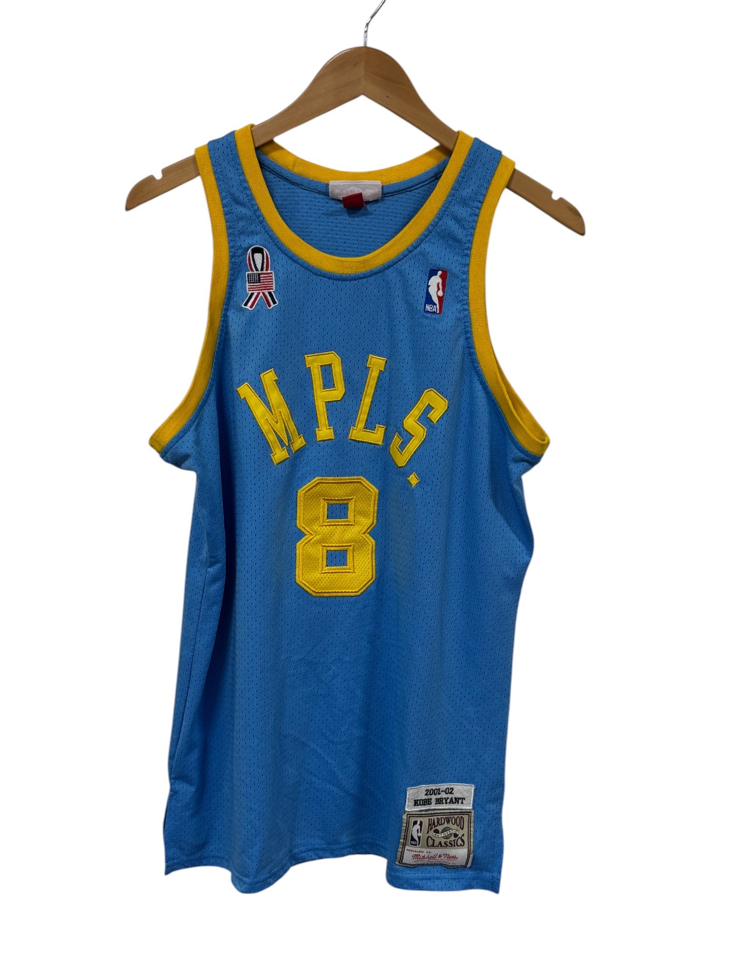 Kobe Bryant MPLS Throwback Lakers Jersey #8 Size Large