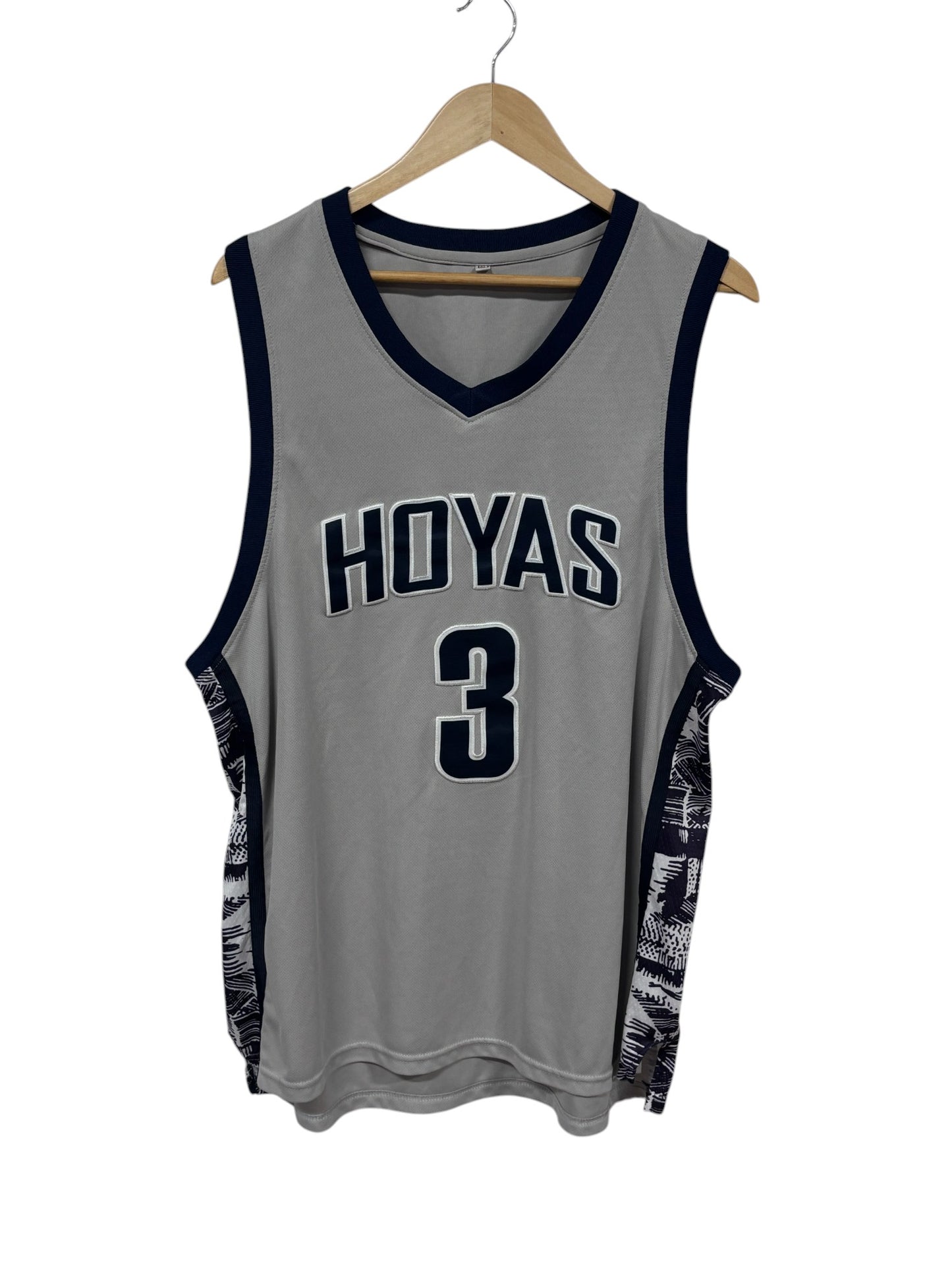 Allen Iverson Georgetown Hoyas #3 Grey Jersey Size XL
