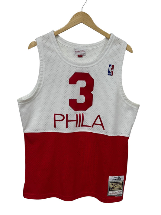 Mitchell & Ness Allen Iverson Sixers Throwback Jersey Size Large