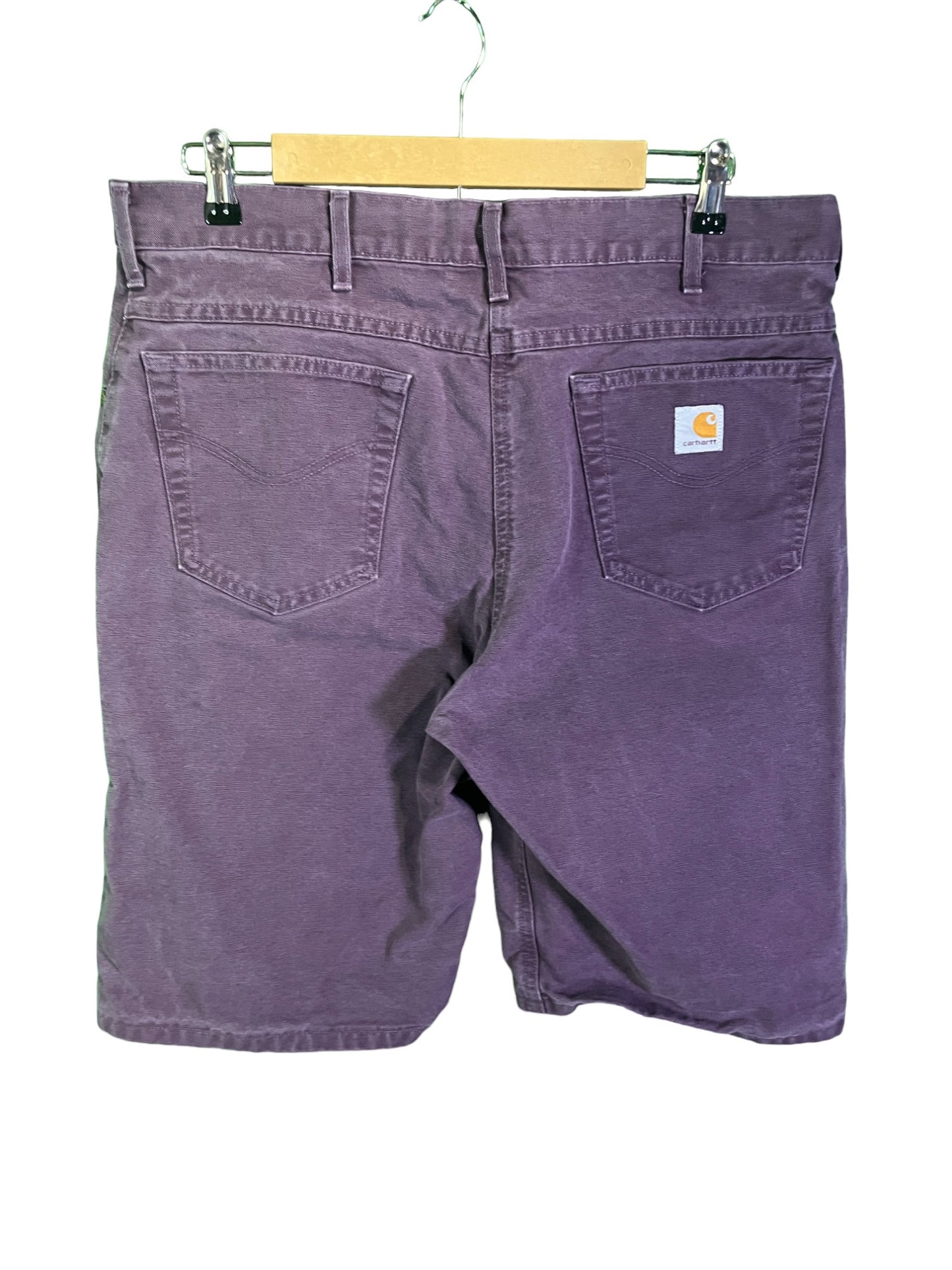 Vintage Carhartt Purple Carpenter Work Shorts Size 37