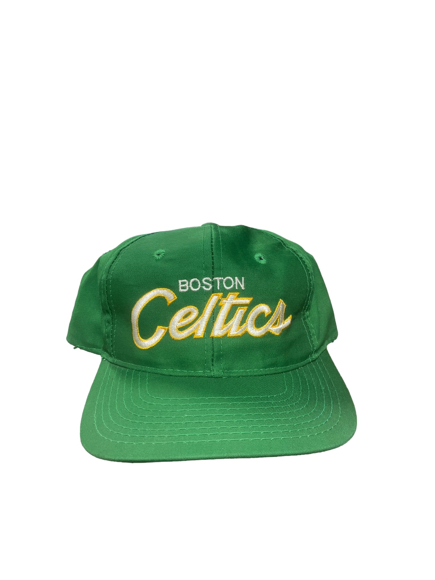 Vintage 90's Sports Specialties Boston Celtics Script Snapback Hat