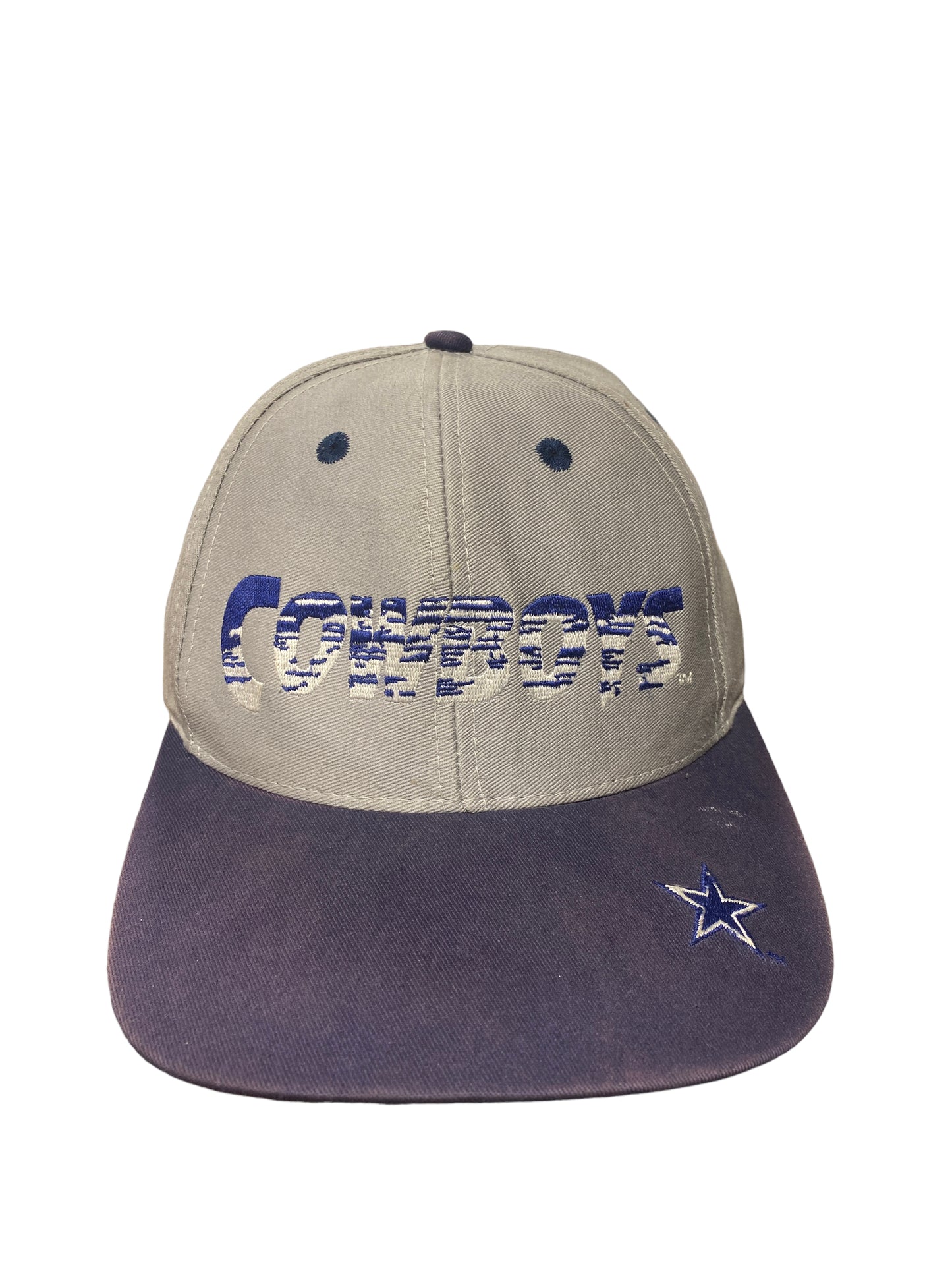 Vintage 90's Dallas Cowboys Grey Snapback Hat