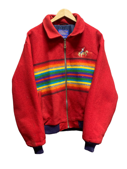 Vintage Pendleton High Grade Western Wear Aztec Print Wool Jacket Size XXL