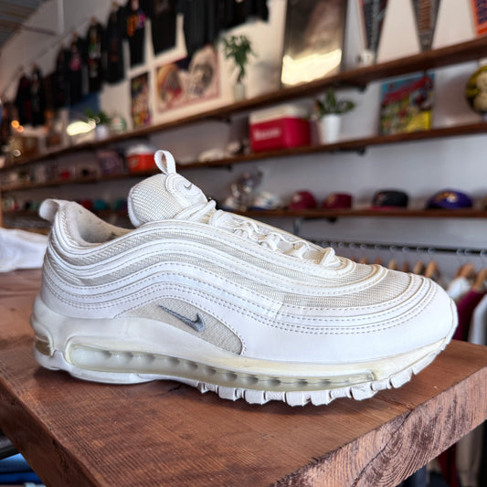 Nike Air Max 97 'Triple White' Size 7.5