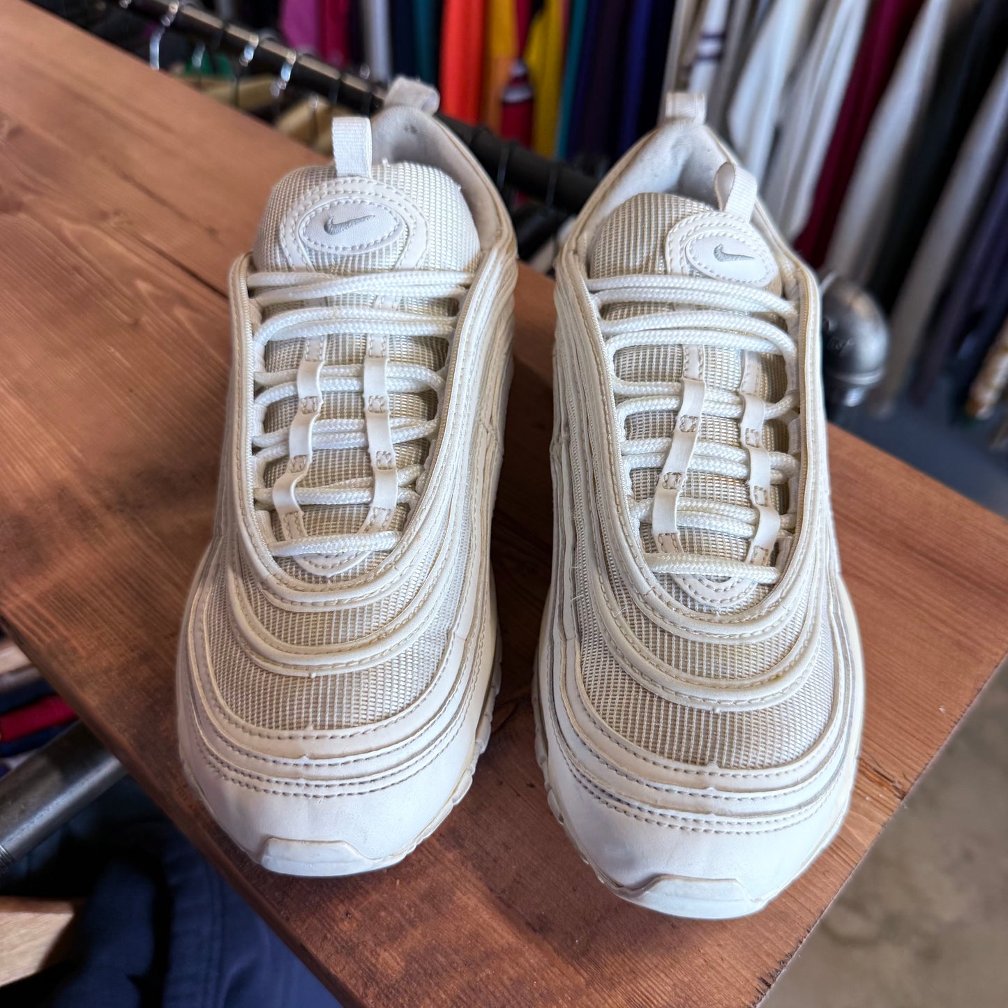 Nike Air Max 97 'Triple White' Size 7.5