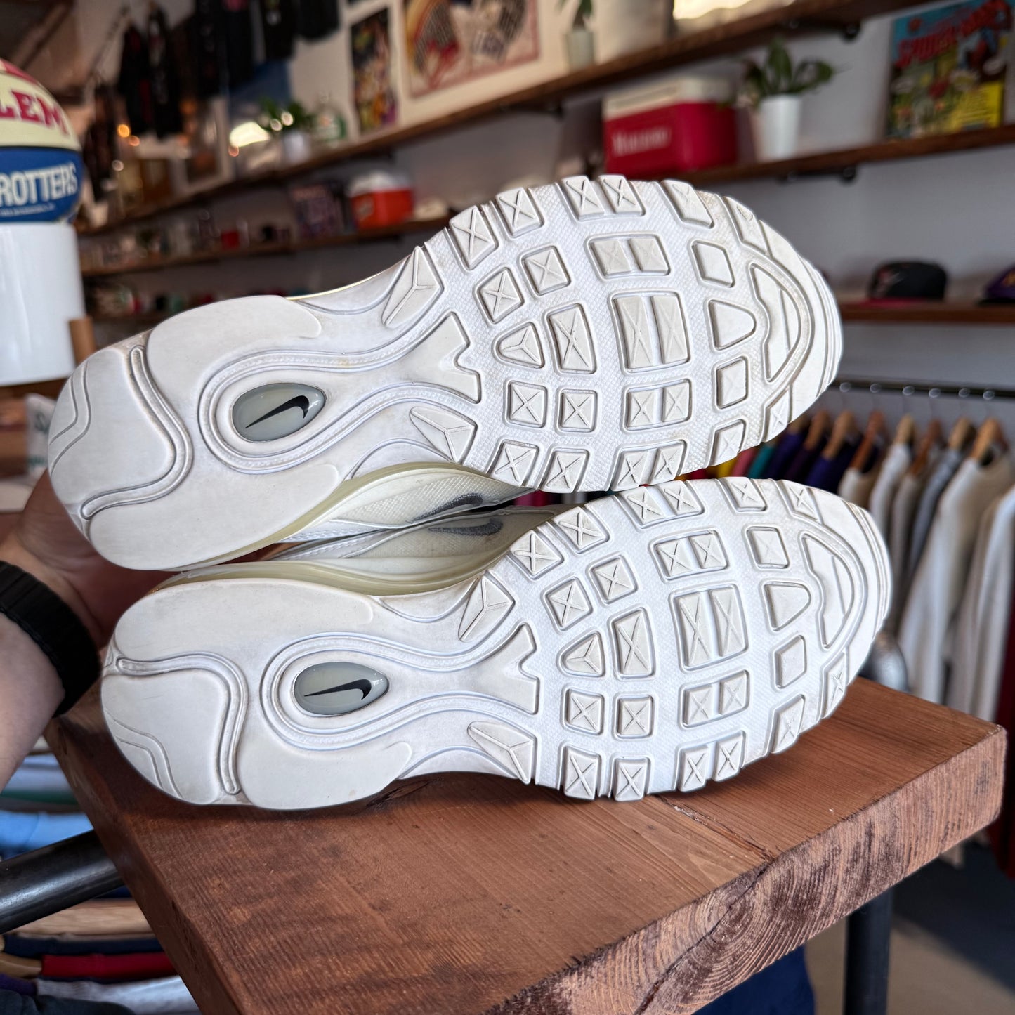Nike Air Max 97 'Triple White' Size 7.5