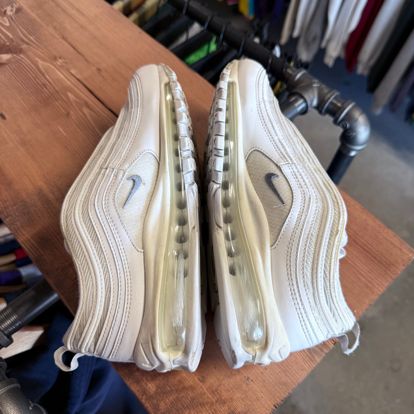 Nike Air Max 97 'Triple White' Size 7.5