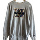 Vintage 90's Navy Embroidered Crewneck Sweater Size XL