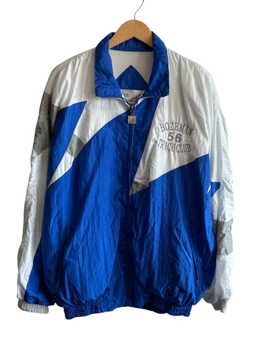 Vintage 90's Bozeman Track Club Zip Up Jacket Size Large