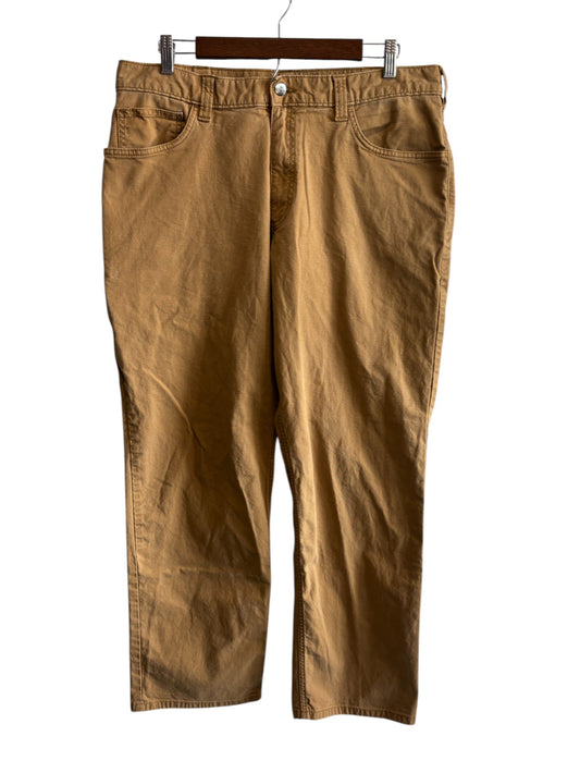 Carhartt Brown Relaxed Fit Carpenter Pants Size 36x30