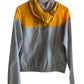 Vintage 80's Nike Grey Yellow Zip Up Windbreaker Jacket Size Small