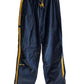 Vintage Y2K Ying Yang Navy Blue Yellow Track Pants Size XL