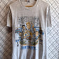 Vintage Dallas Cowboys Super Bowl Champions Big Head Cartoon Tee Size Large