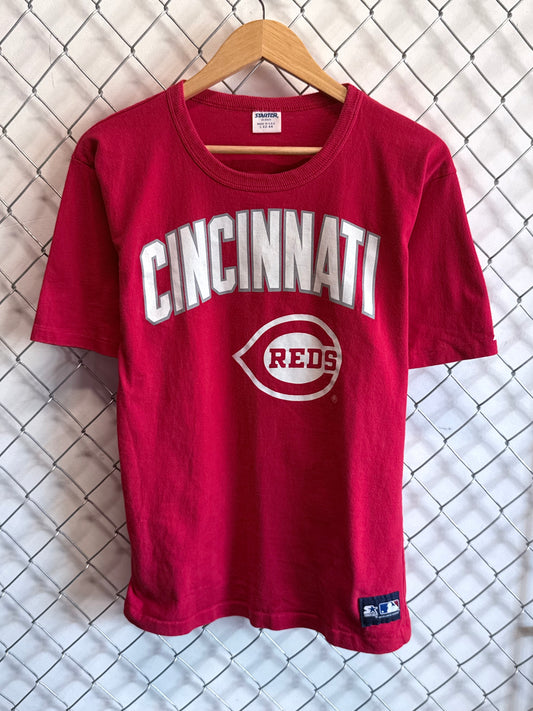 Vintage 90's Starter Cincinnati Reds Baseball Graphic Tee Size Large