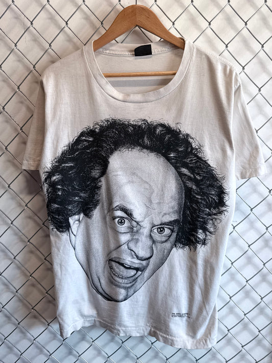 Vintage 90's Three Stooges Big Print Movie Graphic Tee Size Large