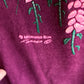 Vintage 90's Maroon Mountain Scene Nature Crewneck Sweater Size Large
