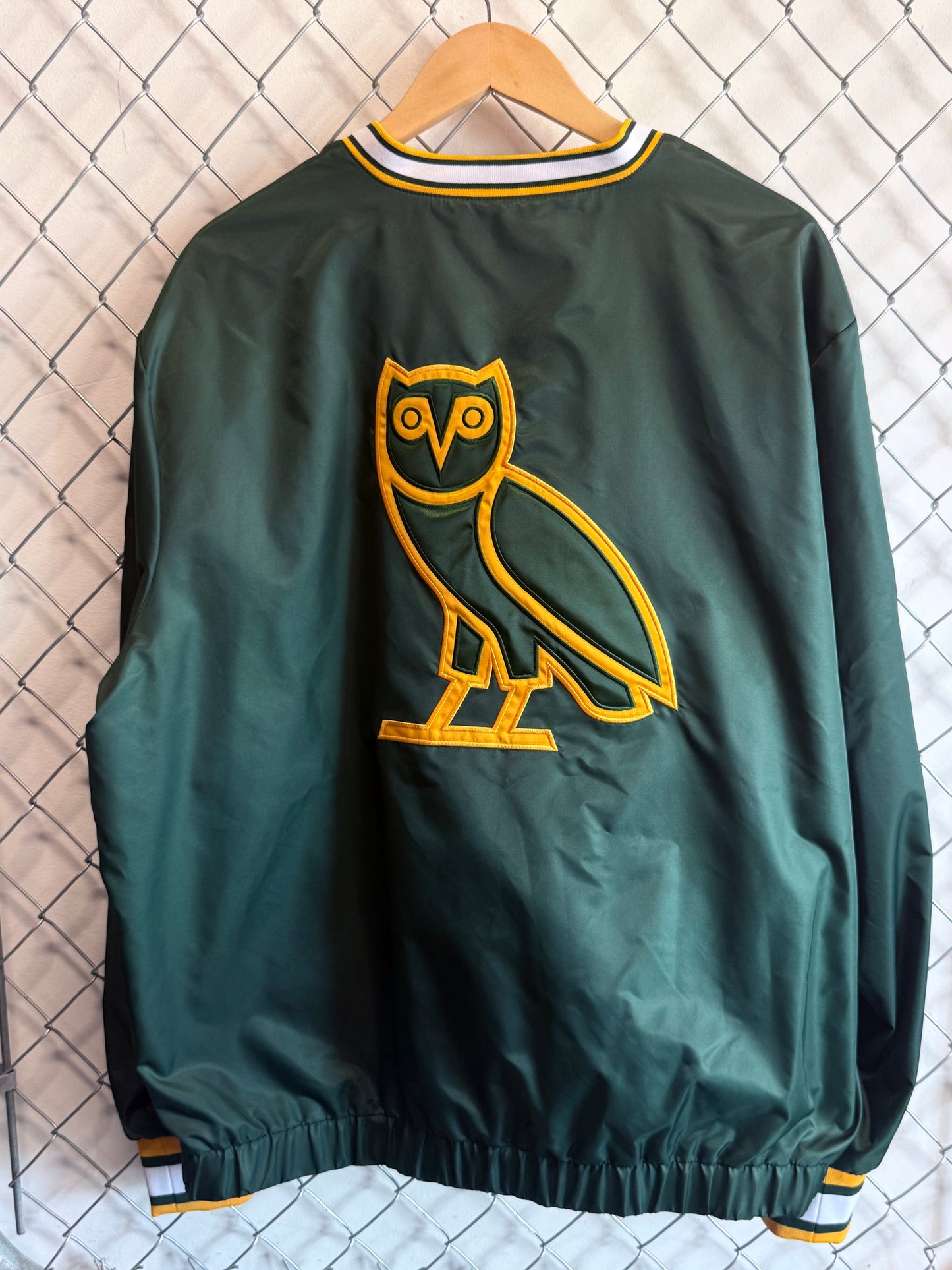 Starter x OVO Green Bay Packers Pullover Windbreaker Jacket Size XL