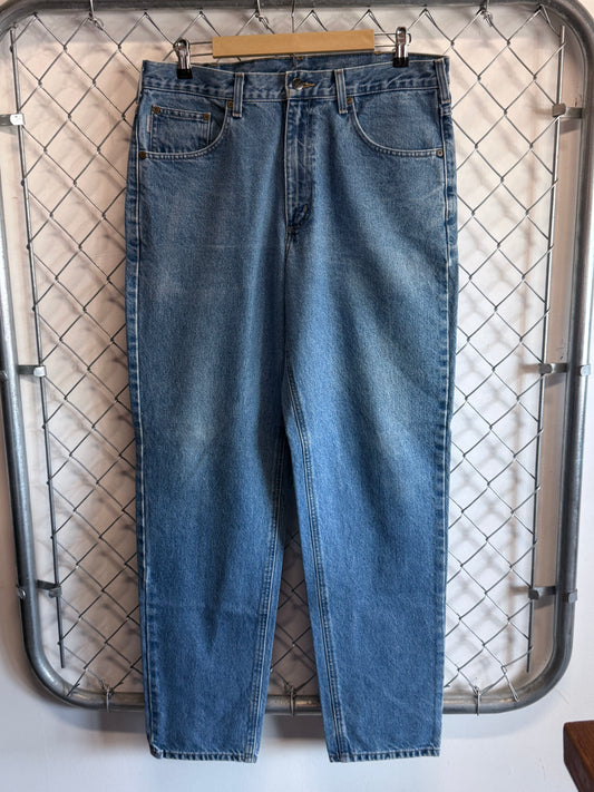 Carhartt Denim Dungaree Carpenter Jeans Size 36x32