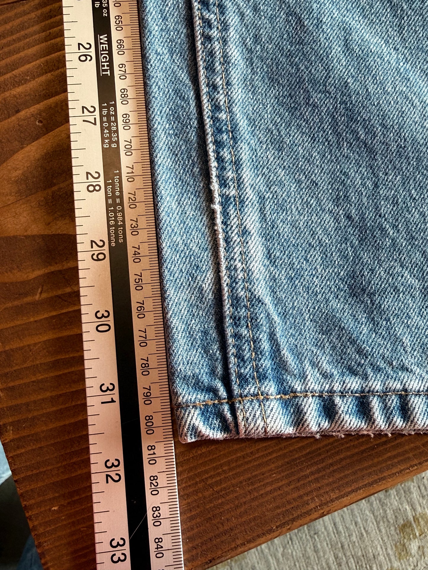 Carhartt Denim Dungaree Carpenter Jeans Size 36x32