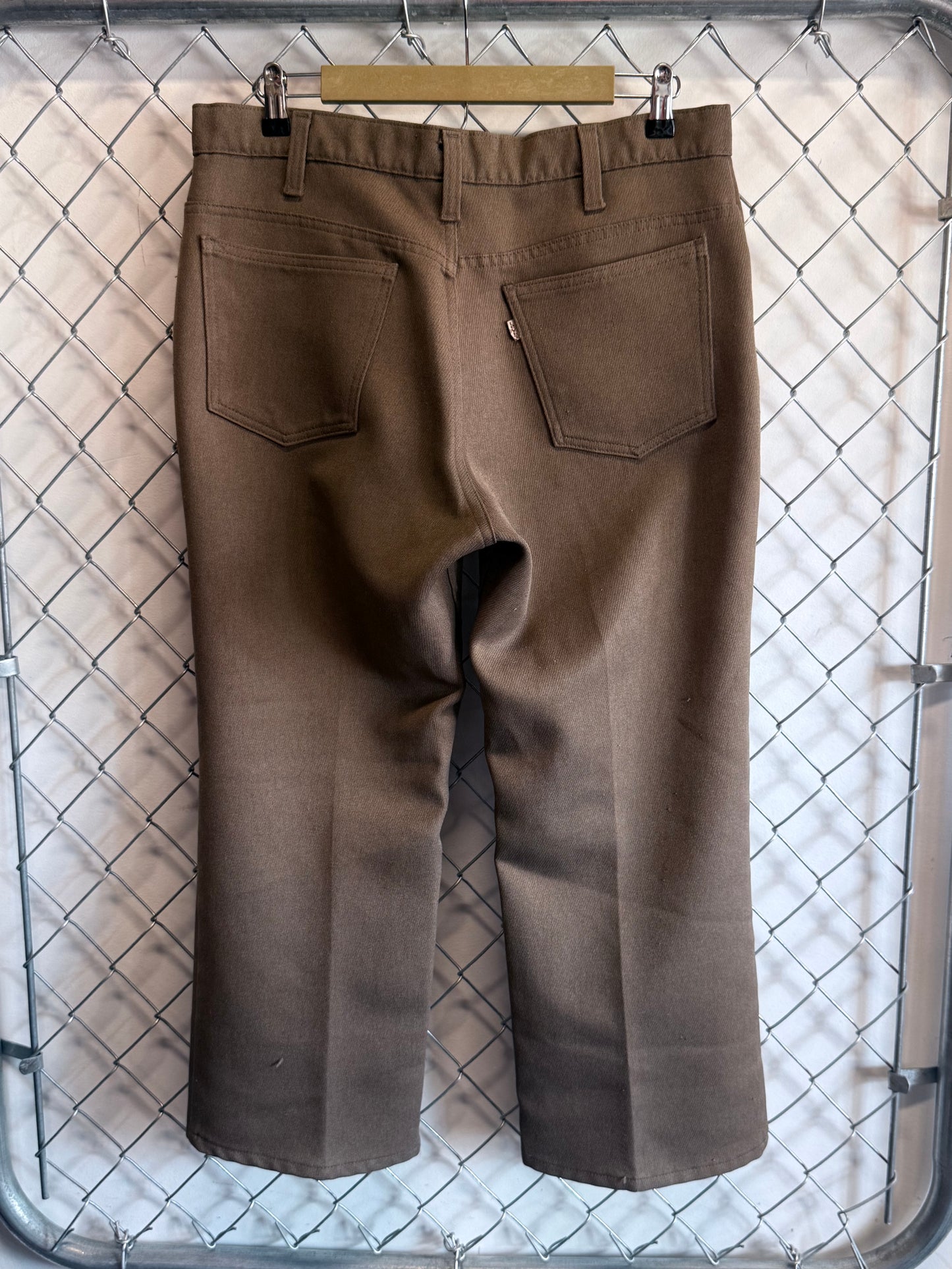 Vintage Levi's Brown Slack Trouser Pants Size 34x23